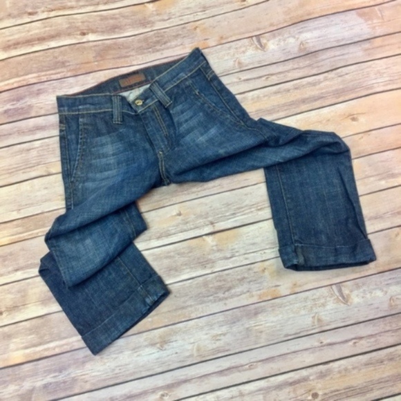 James Jeans Harvey Crop Medium Wash Stretch - Picture 2 of 8